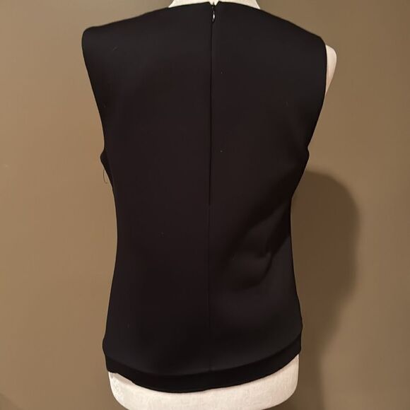 Cynthia Rowley Black Rhinestone Sleeveless Top Size Medium - Picture 5 of 9